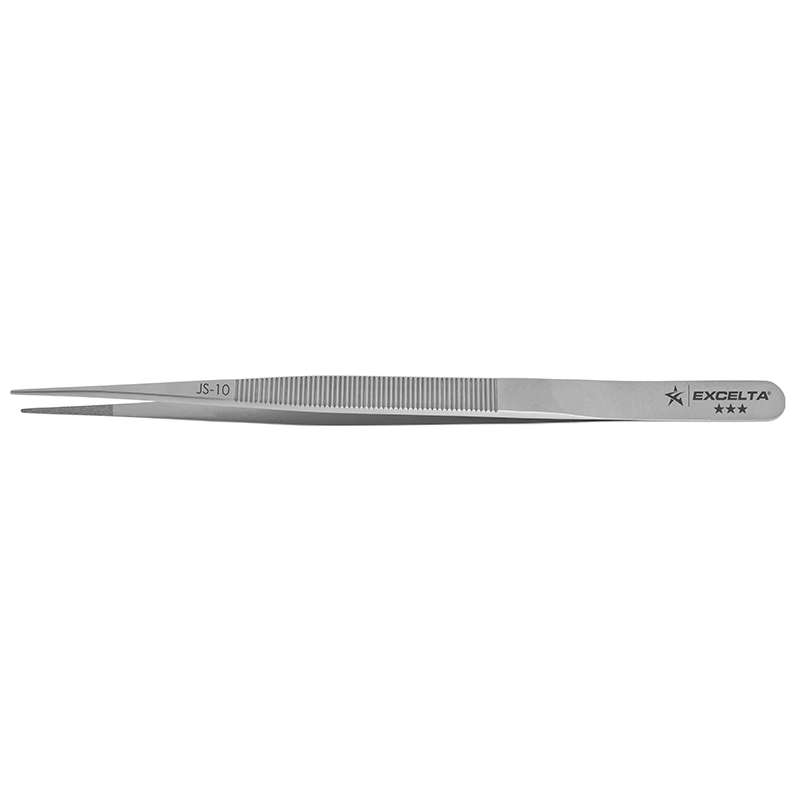 Forceps, Gemologist, .0335" Tip, Stainless Steel, Star, Light Coated